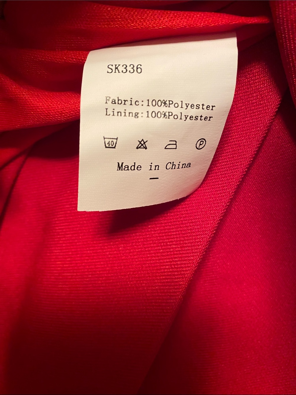 Tonchengsd Red Pleated Tennis Skort…size XL - Picture 5 of 7